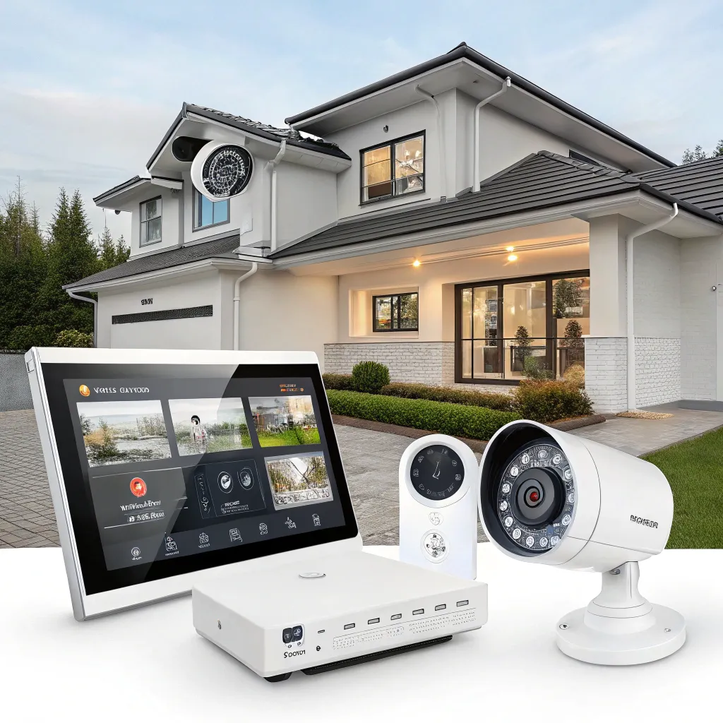 Advanced smart security system ensuring home safety